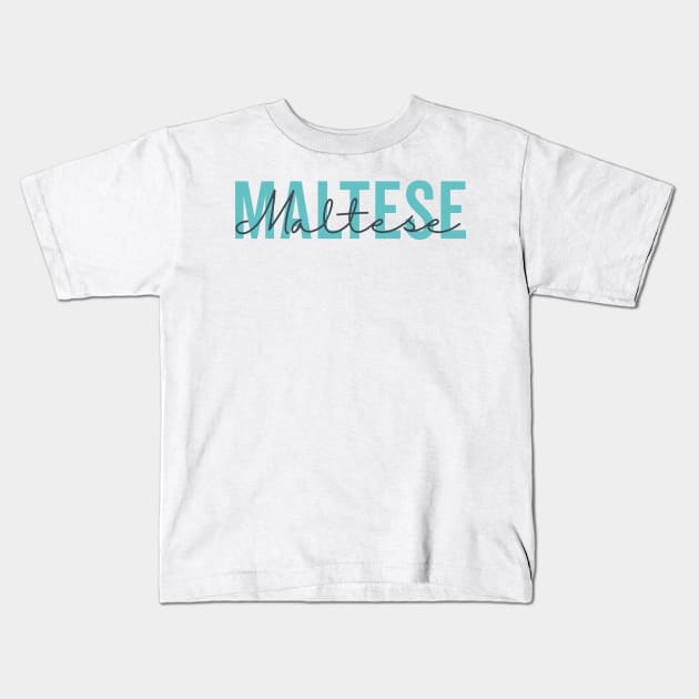 Maltese Kids T-Shirt by neodhlamini